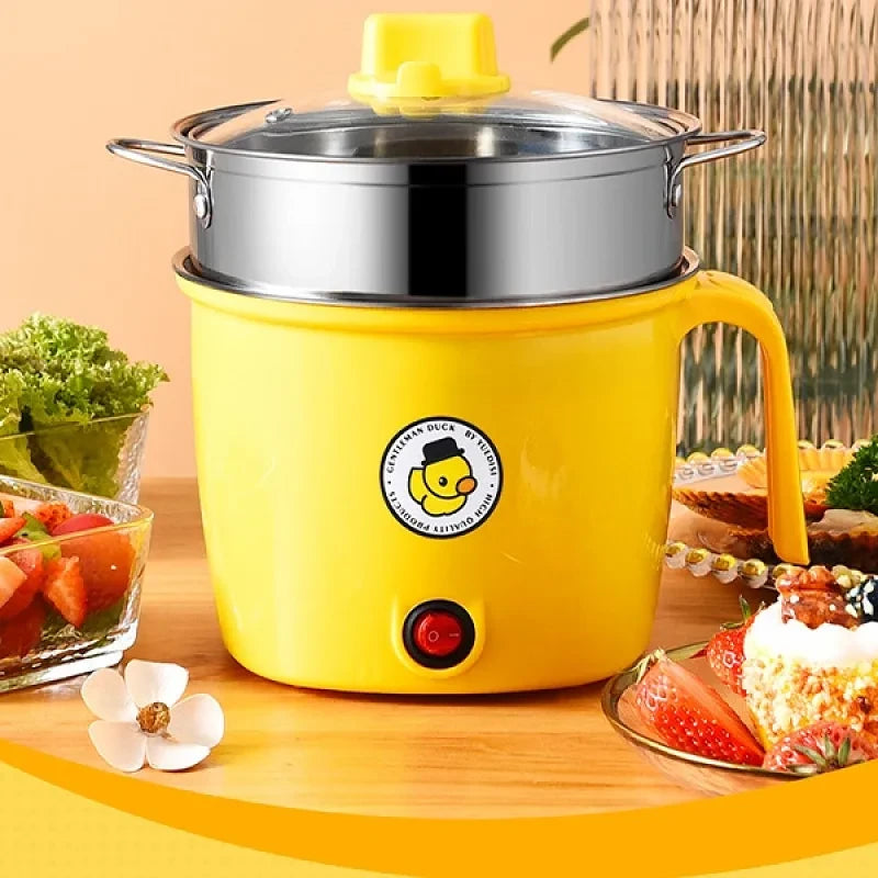 🍳 قدر كهربائي متعدد الاستخدامات، يسهل الطبخ ويوفر الوقت كل يوم