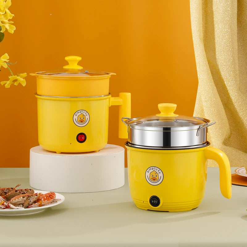 🍳 قدر كهربائي متعدد الاستخدامات، يسهل الطبخ ويوفر الوقت كل يوم