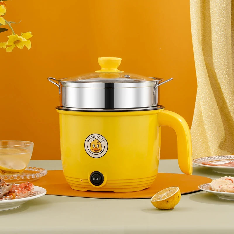 🍳 قدر كهربائي متعدد الاستخدامات، يسهل الطبخ ويوفر الوقت كل يوم